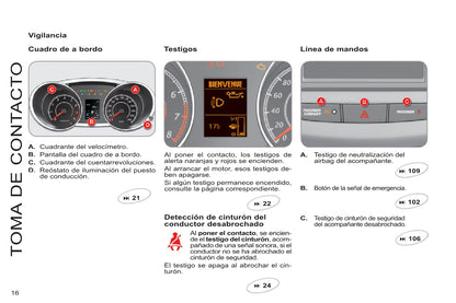 2013-2014 Citroën C8 Bedienungsanleitung | Spanisch