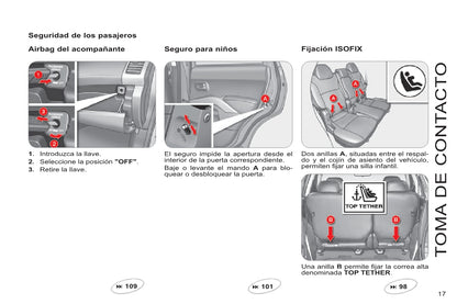 2013-2014 Citroën C8 Bedienungsanleitung | Spanisch