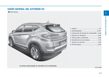 2017-2018 Hyundai Tucson Gebruikershandleiding | Spaans