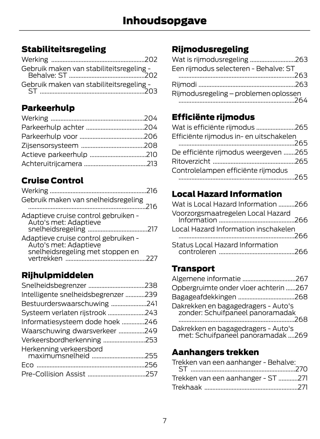 2021 Ford Fiesta/Fiesta Hybrid Owner's Manual | Dutch