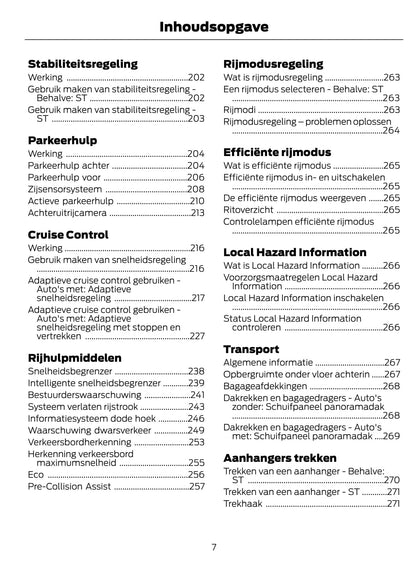 2021 Ford Fiesta/Fiesta Hybrid Owner's Manual | Dutch