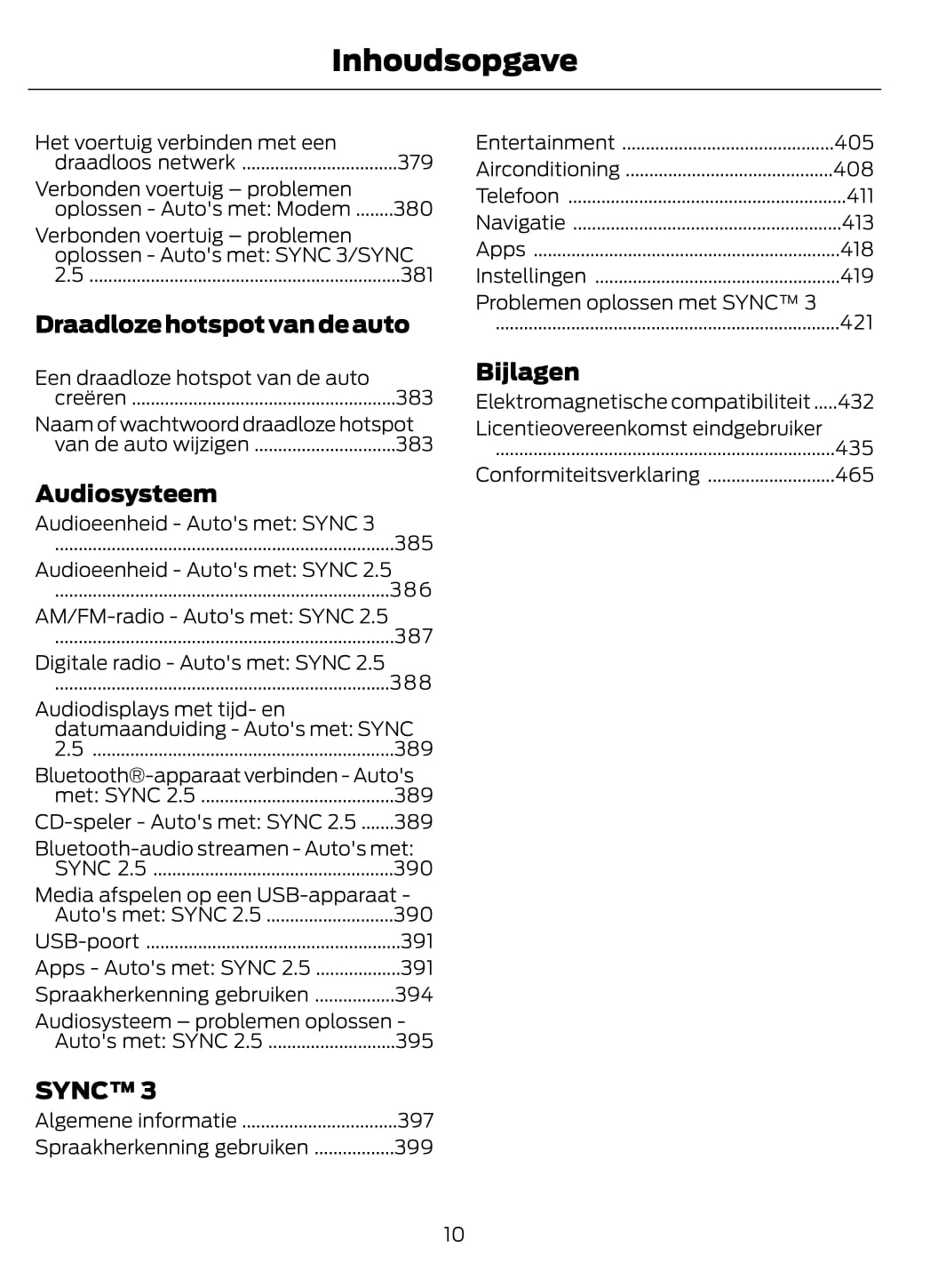 2021 Ford Fiesta/Fiesta Hybrid Owner's Manual | Dutch