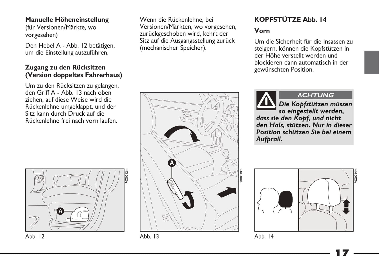 2012-2013 Fiat Strada Gebruikershandleiding | Duits