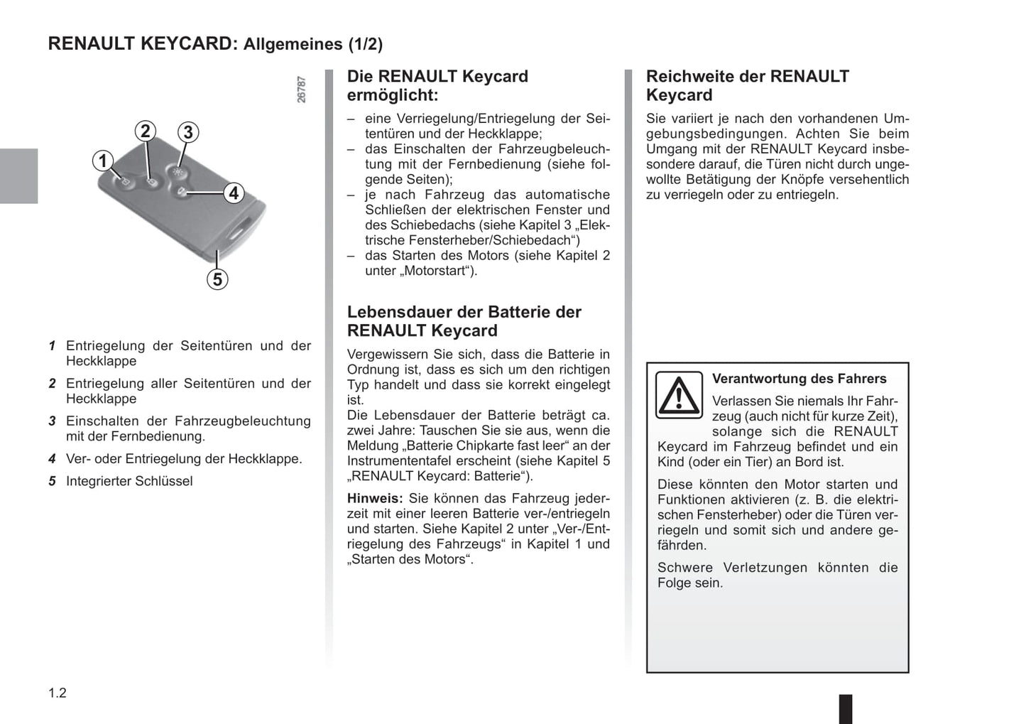 2014-2015 Renault Latitude Owner's Manual | German