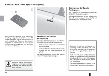 2014-2015 Renault Latitude Owner's Manual | German