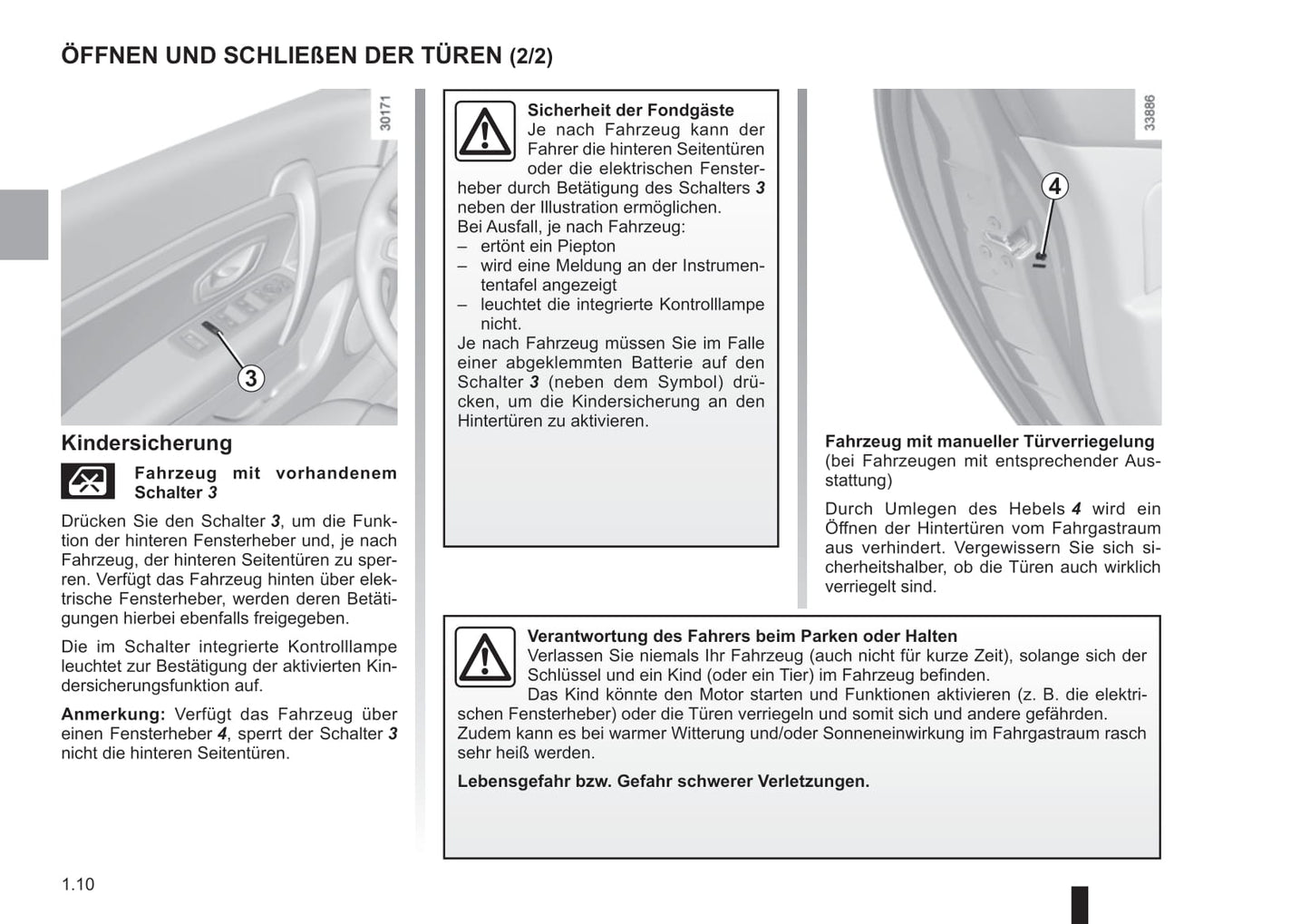 2014-2015 Renault Latitude Owner's Manual | German