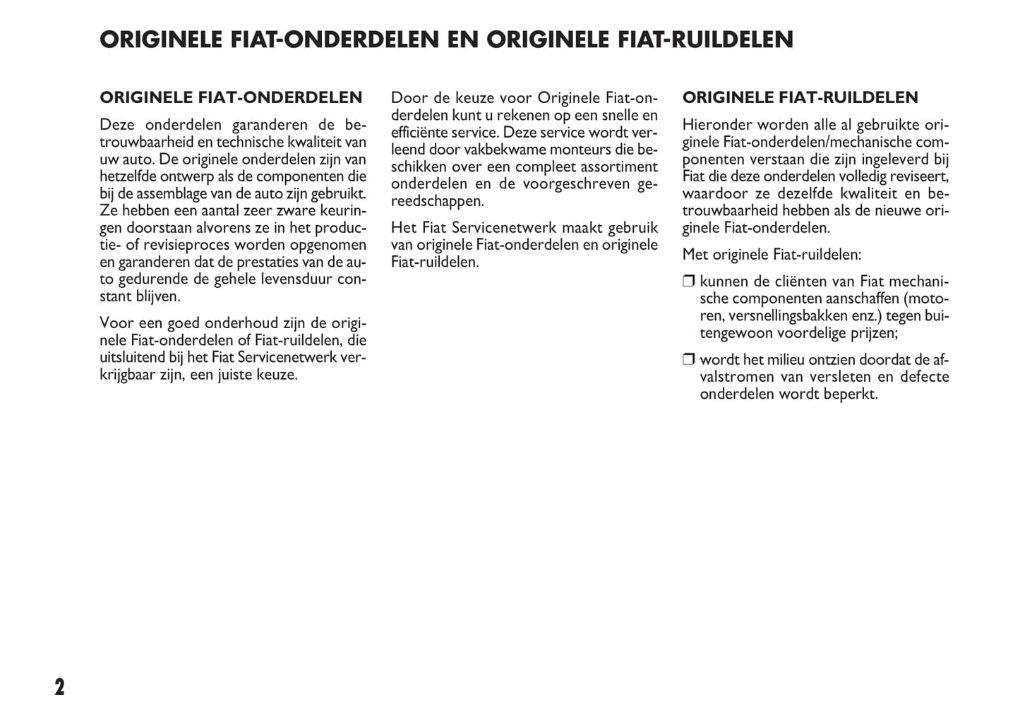 2010-2011 Fiat Sedici Gebruikershandleiding | Nederlands