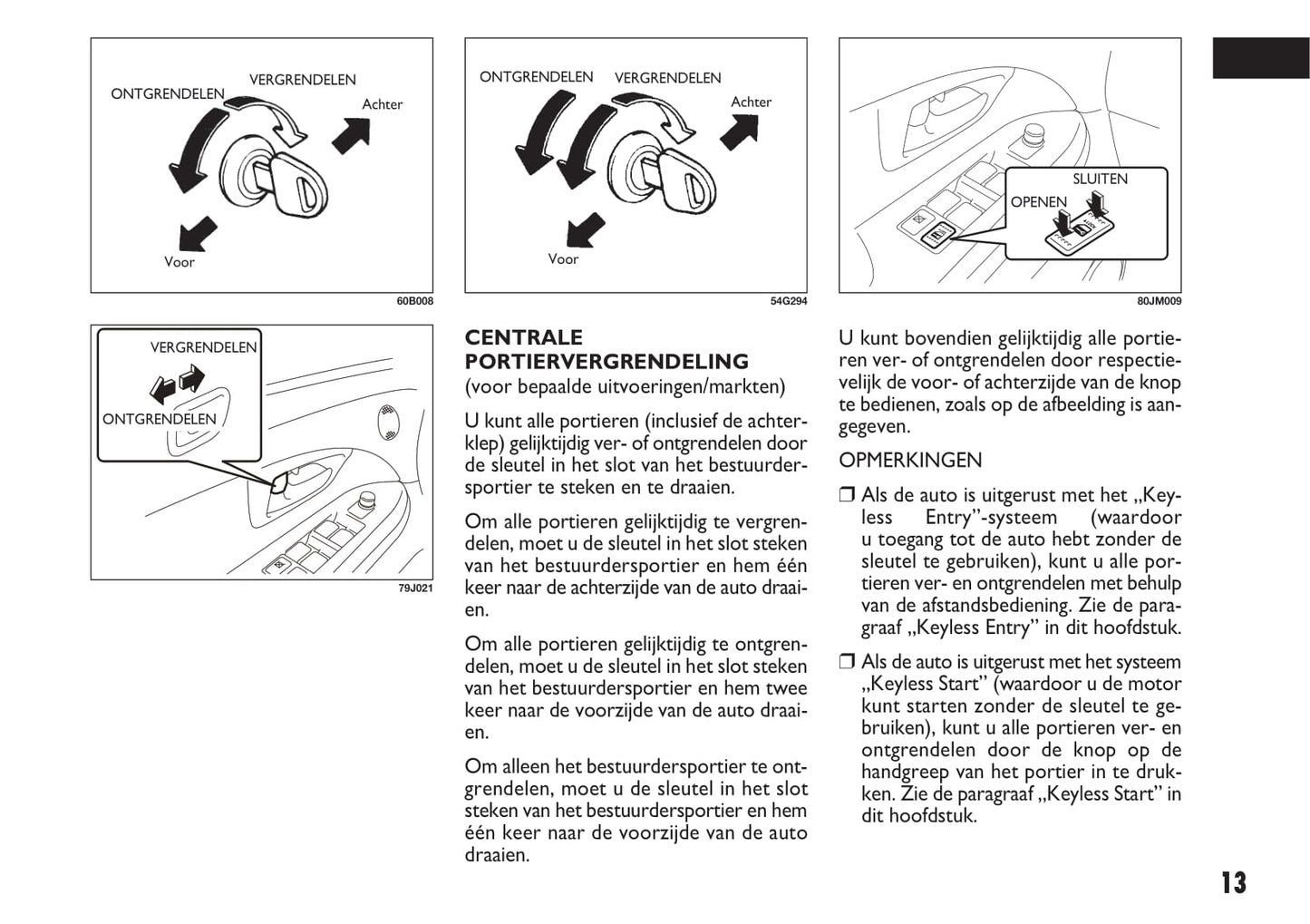 2010-2011 Fiat Sedici Gebruikershandleiding | Nederlands