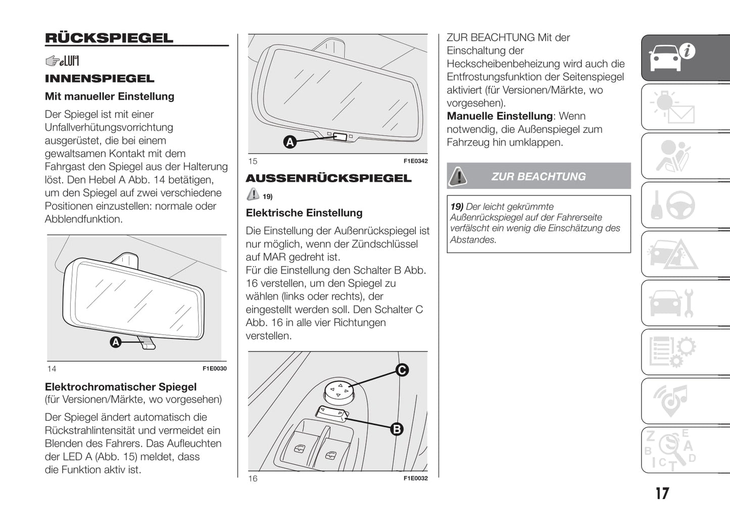 2016-2017 Fiat Punto Gebruikershandleiding | Duits