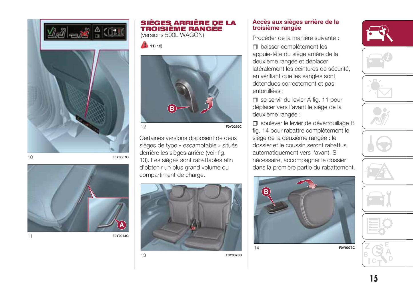 2017-2018 Fiat 500L Gebruikershandleiding | Frans