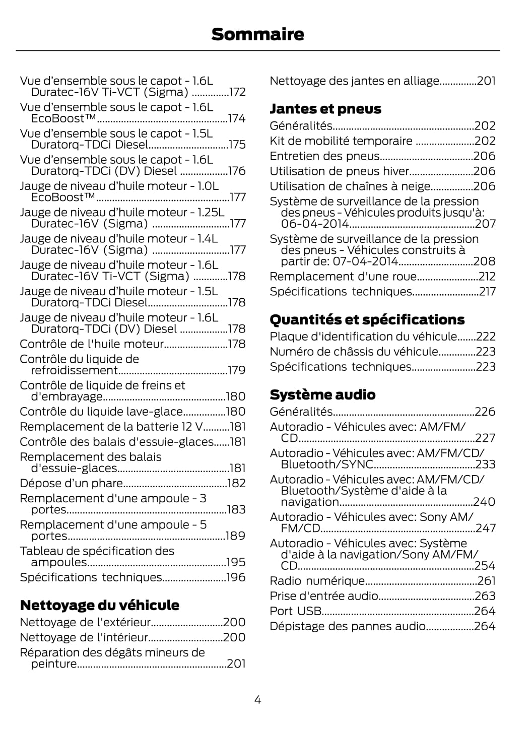 2014-2015 Ford Fiesta Gebruikershandleiding | Frans