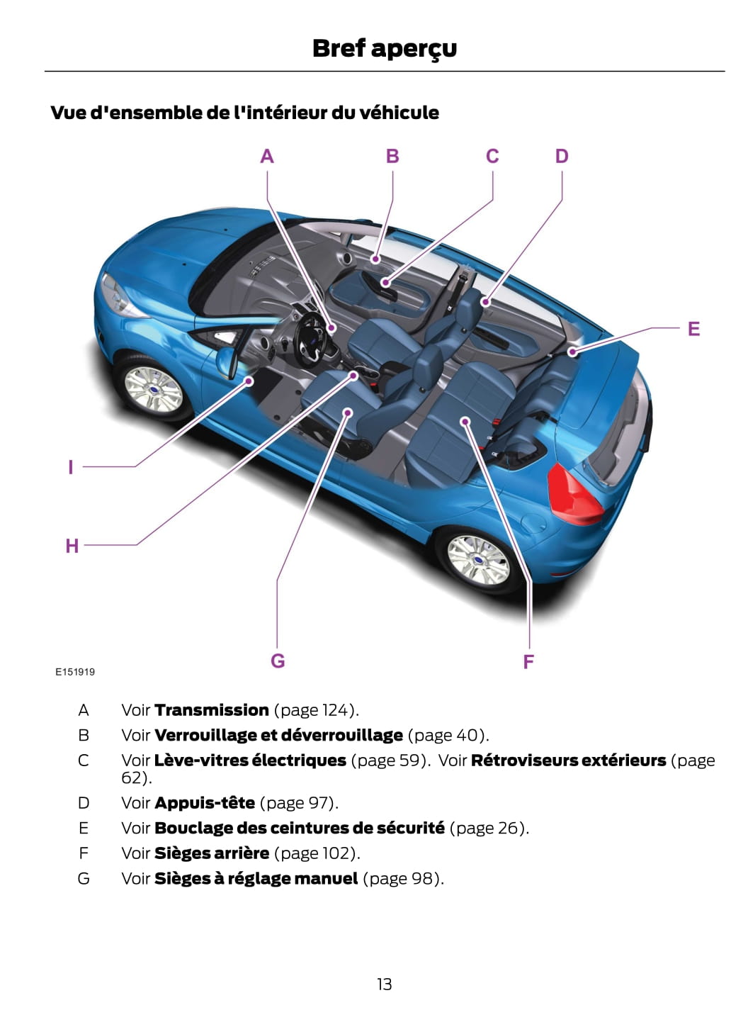 2014-2015 Ford Fiesta Gebruikershandleiding | Frans