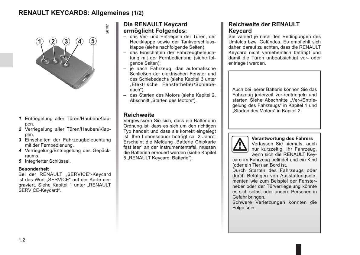 2010-2011 Renault Mégane Owner's Manual | German