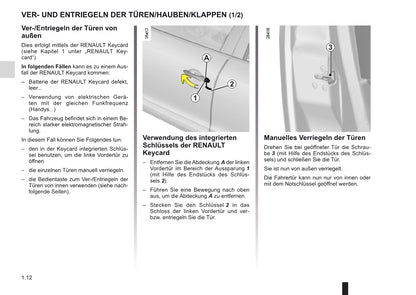 2010-2011 Renault Mégane Owner's Manual | German