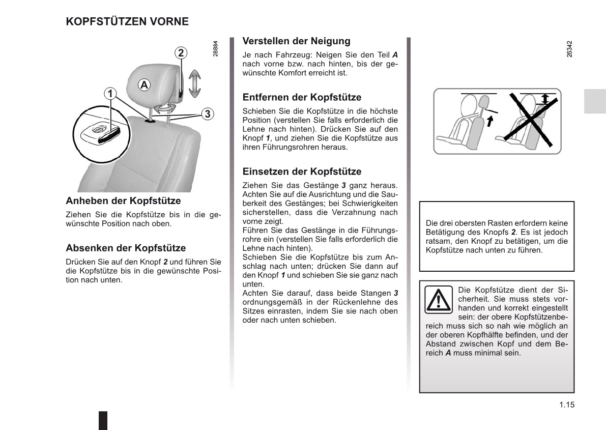 2010-2011 Renault Mégane Owner's Manual | German