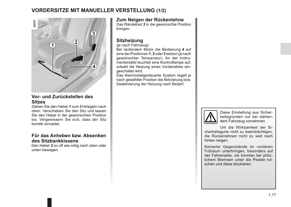 2010-2011 Renault Mégane Owner's Manual | German