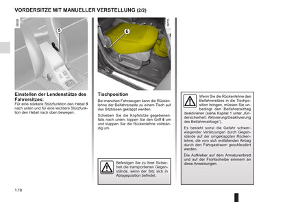 2010-2011 Renault Mégane Owner's Manual | German