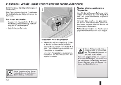 2010-2011 Renault Mégane Owner's Manual | German