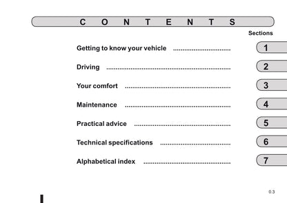 2011-2012 Renault Mégane Owner's Manual | English