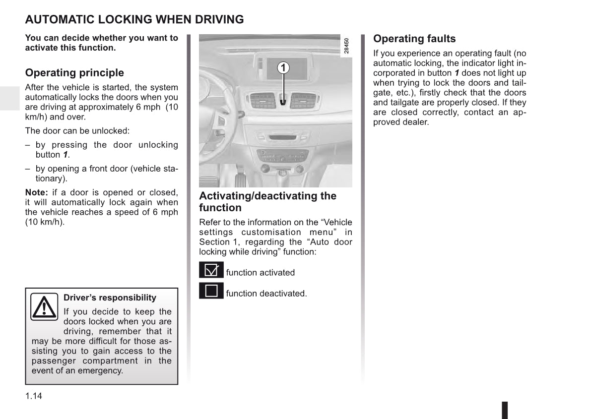 2011-2012 Renault Mégane Owner's Manual | English