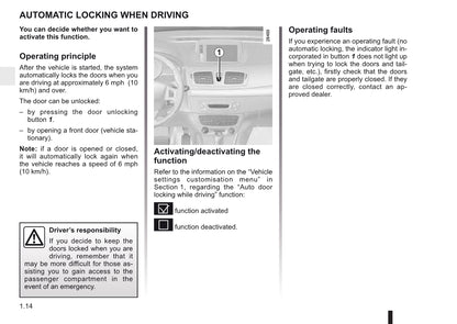 2011-2012 Renault Mégane Owner's Manual | English