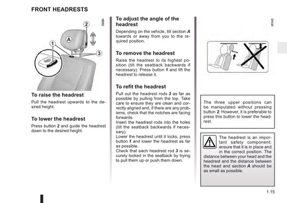 2011-2012 Renault Mégane Owner's Manual | English