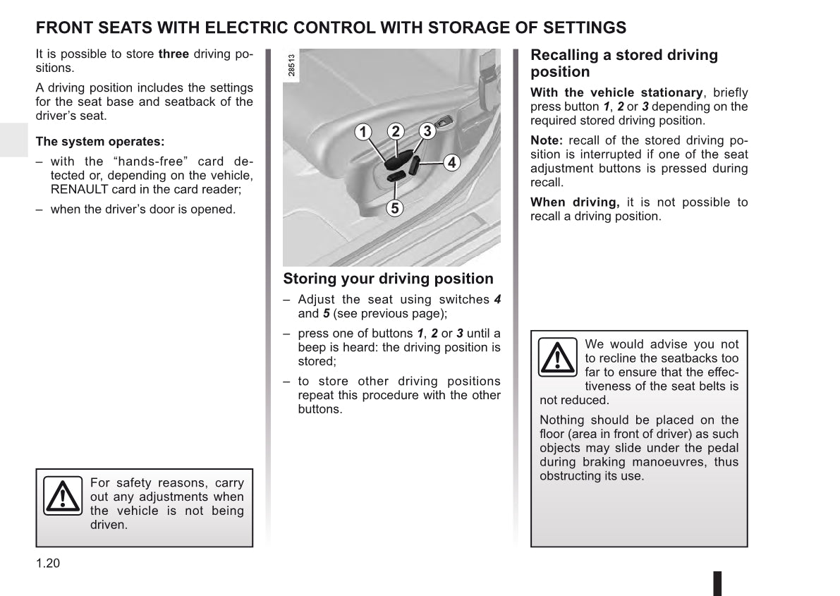 2011-2012 Renault Mégane Owner's Manual | English