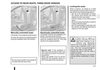 2011-2012 Renault Mégane Owner's Manual | English