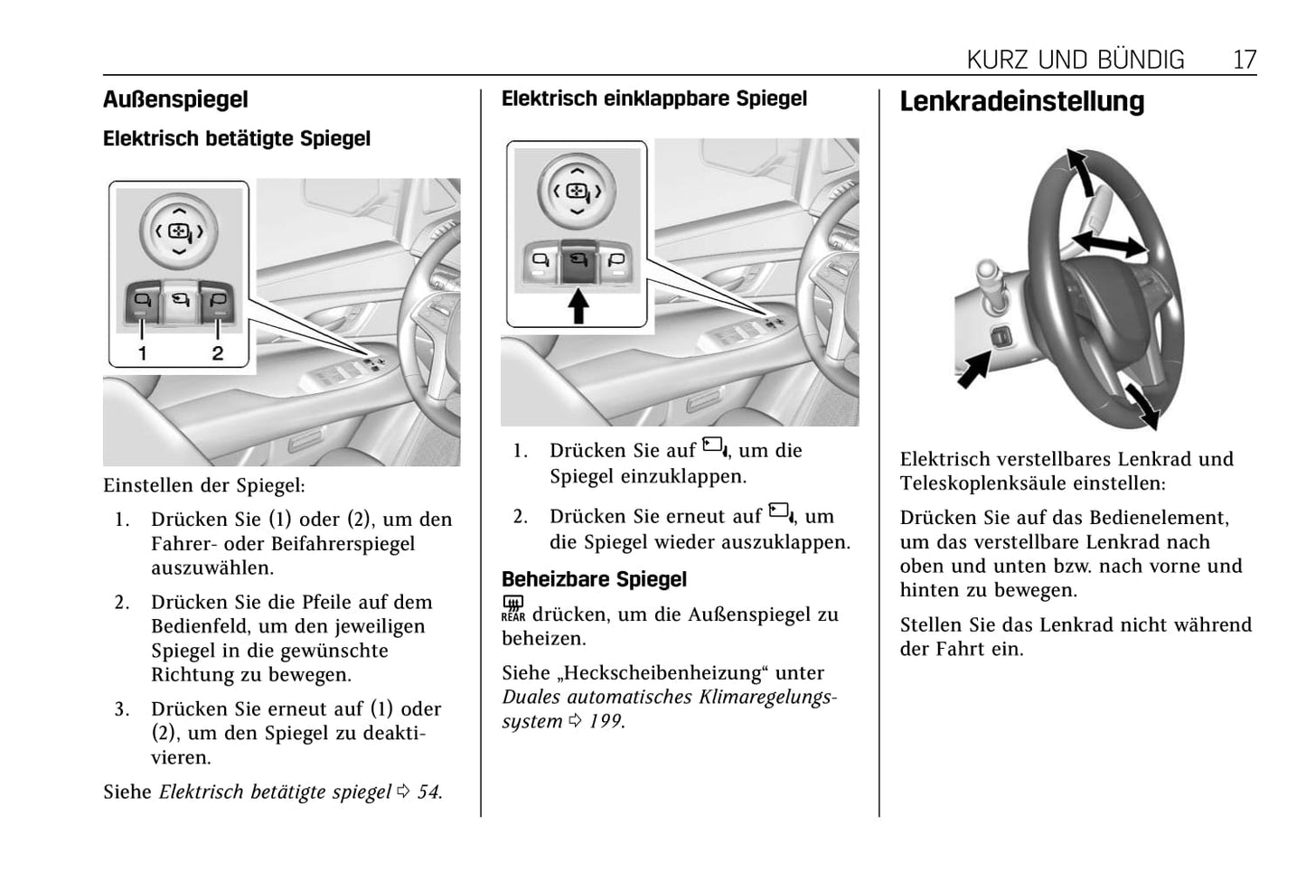 2015-2018 Cadillac Escalade Bedienungsanleitung | Deutsch