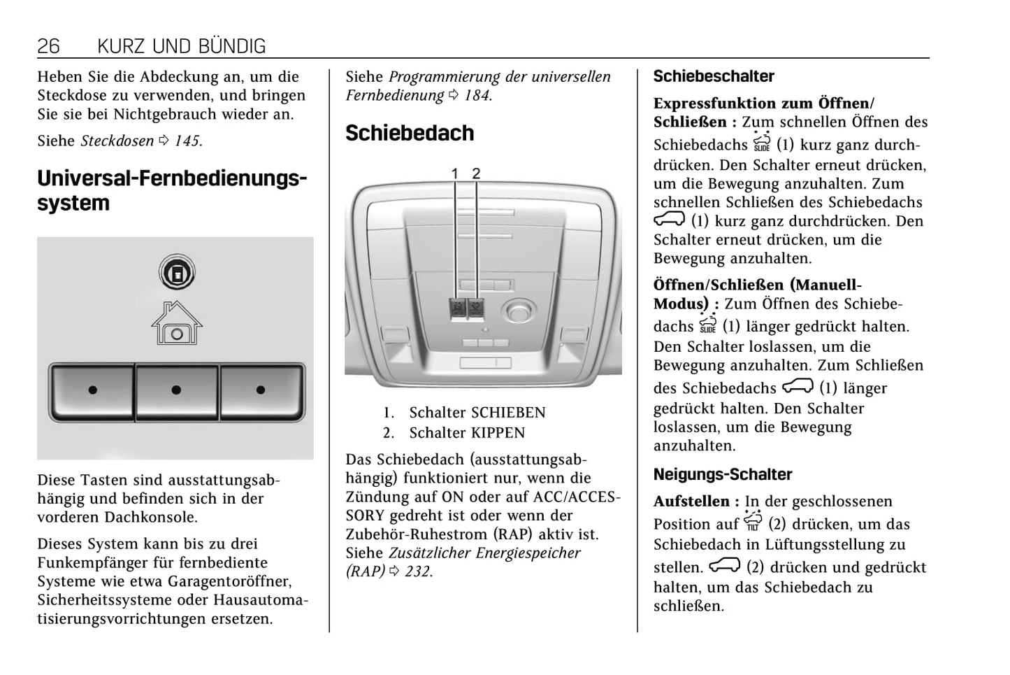 2015-2018 Cadillac Escalade Bedienungsanleitung | Deutsch