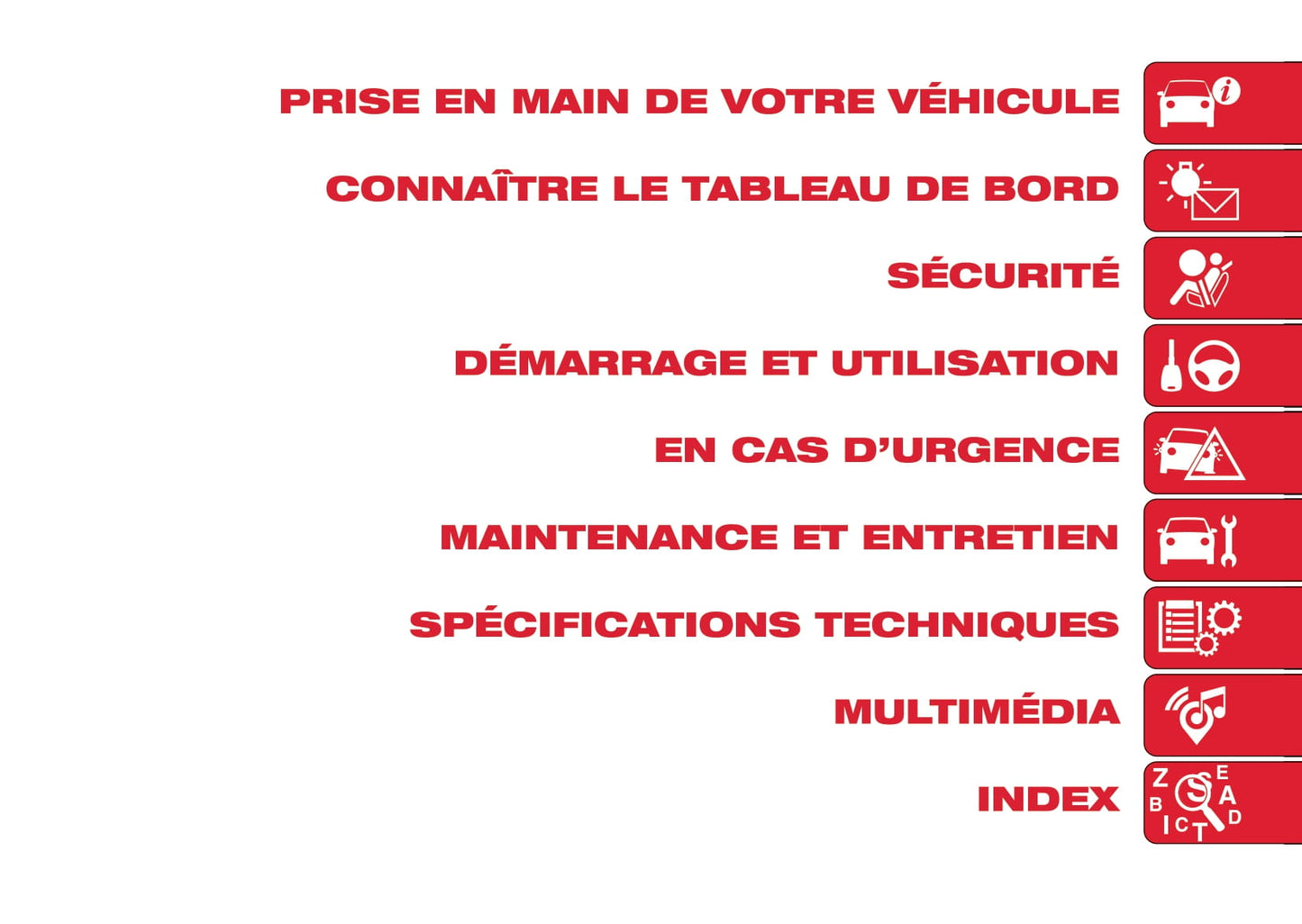 2016-2019 Abarth 124 Spider Manuel du propriétaire | Français