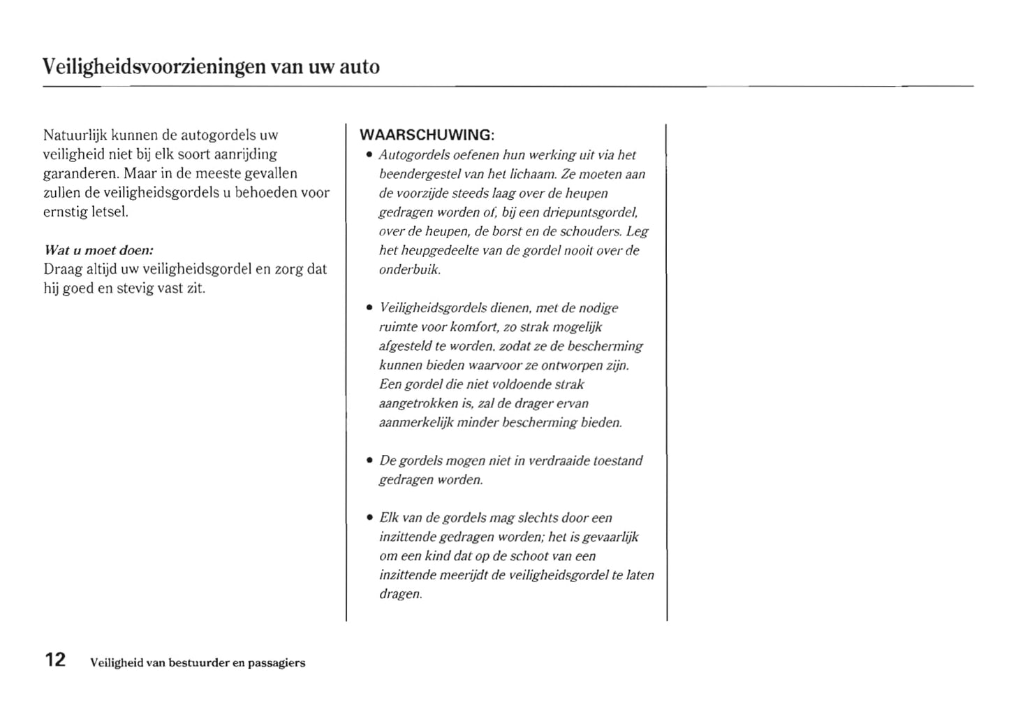 2011 Honda Accord Gebruikershandleiding | Nederlands