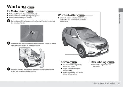 2018-2019 Honda CR-V Bedienungsanleitung | Deutsch