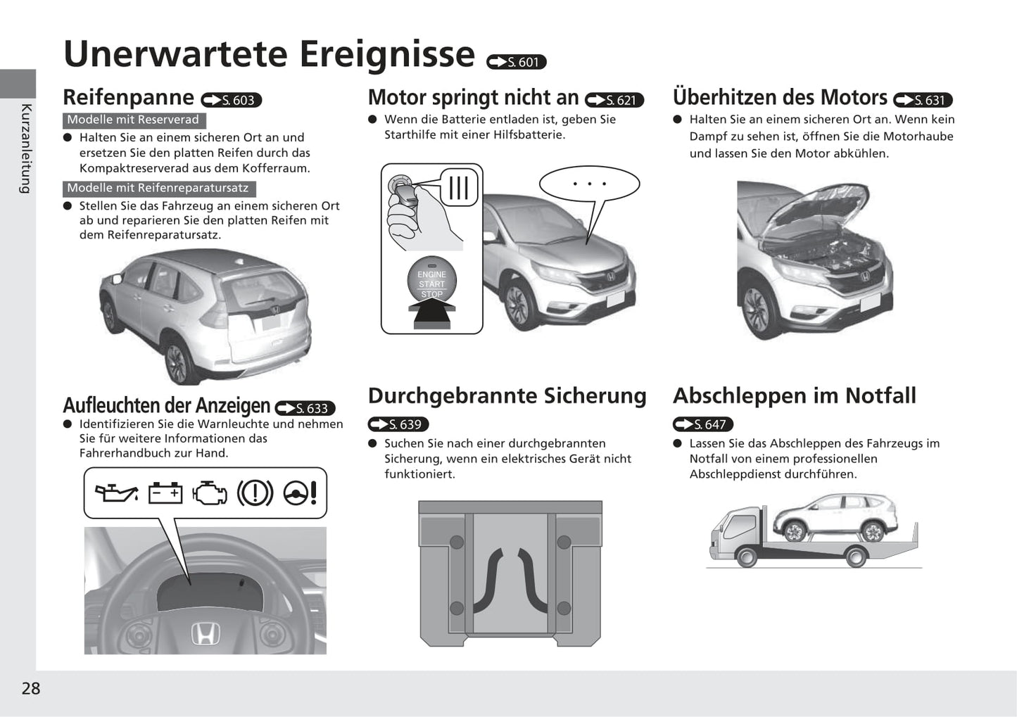 2018-2019 Honda CR-V Bedienungsanleitung | Deutsch