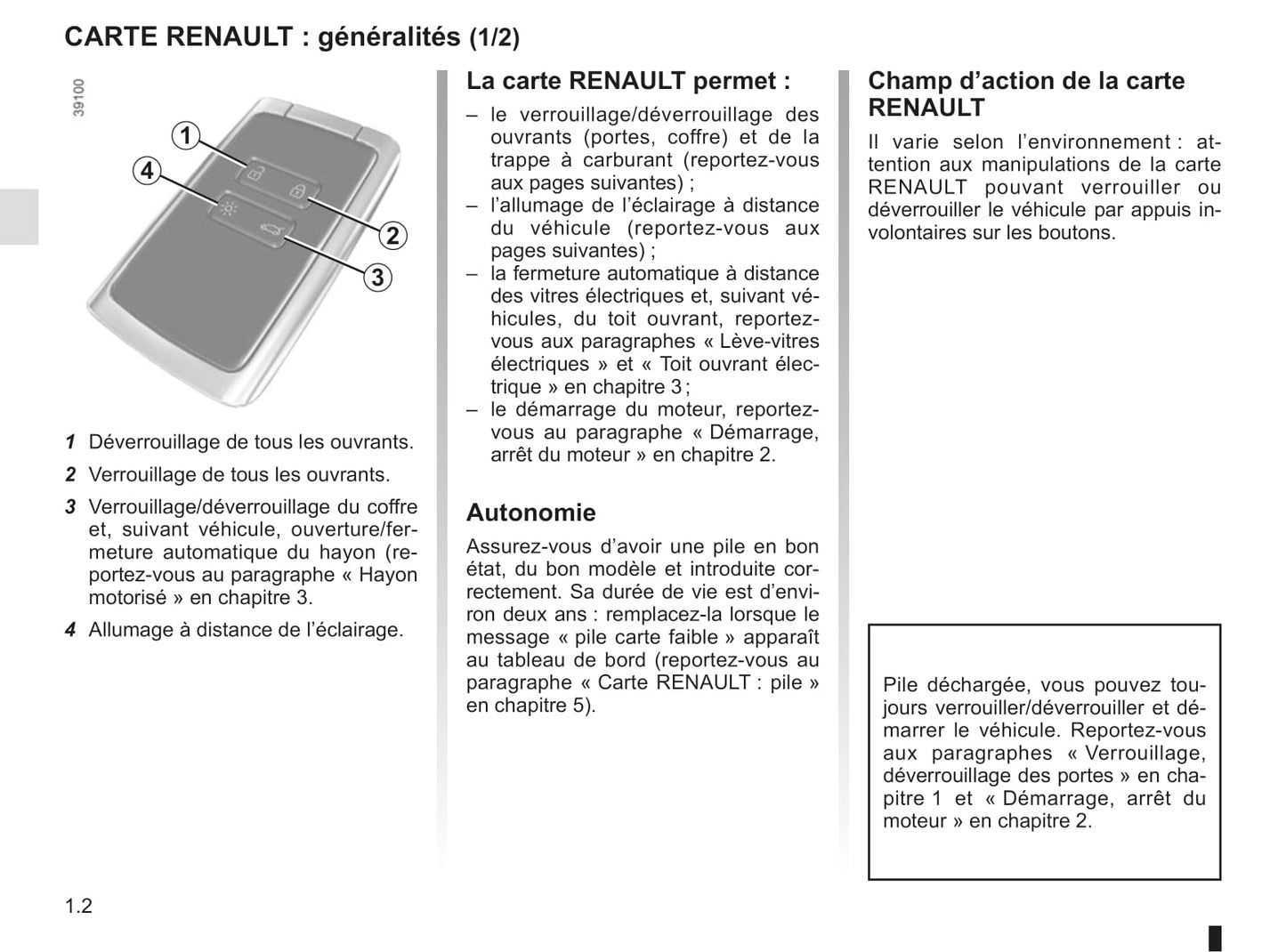 2018-2019 Renault Espace Owner's Manual | French