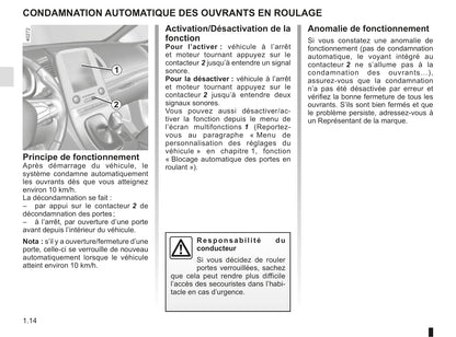 2018-2019 Renault Espace Owner's Manual | French