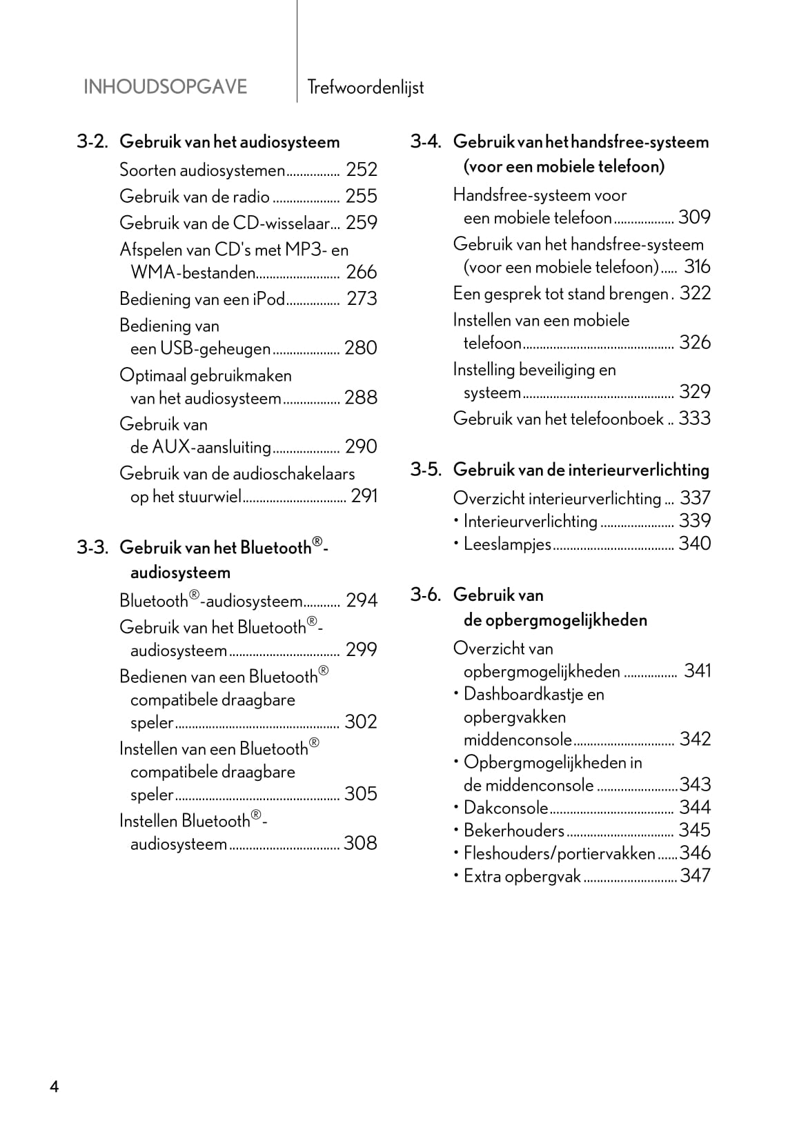 2010-2011 Lexus IS 220d/IS 250 Gebruikershandleiding | Nederlands