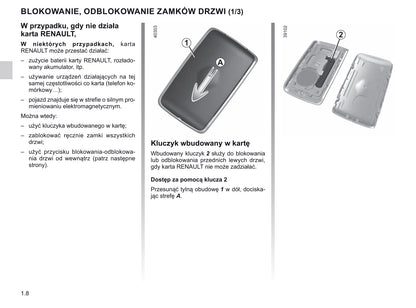 2018-2019 Renault Espace Owner's Manual | Polish