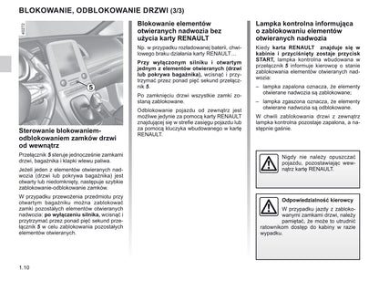 2018-2019 Renault Espace Owner's Manual | Polish