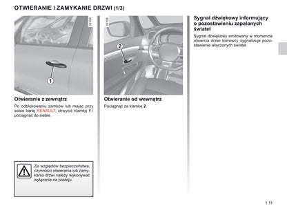 2018-2019 Renault Espace Owner's Manual | Polish