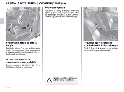 2018-2019 Renault Espace Owner's Manual | Polish