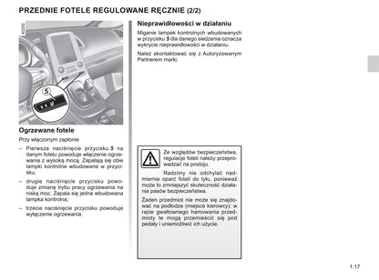 2018-2019 Renault Espace Owner's Manual | Polish