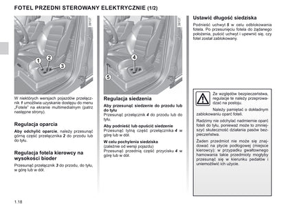 2018-2019 Renault Espace Owner's Manual | Polish