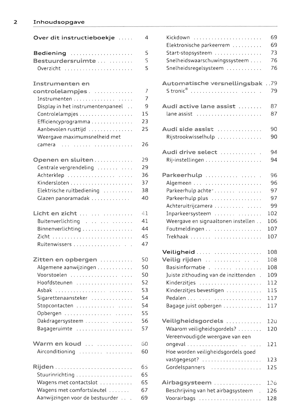 2011-2015 Audi Q3 Gebruikershandleiding | Nederlands