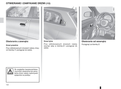 2018-2019 Renault Twingo Owner's Manual | Polish