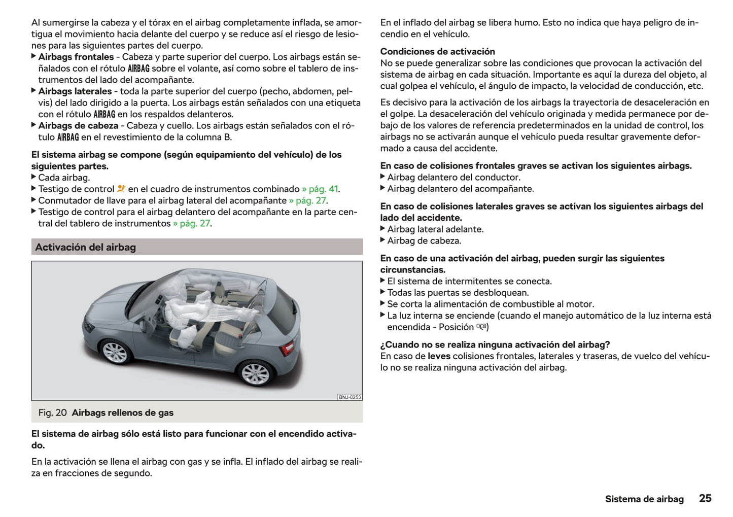 2015-2018 Skoda Fabia Bedienungsanleitung | Spanisch