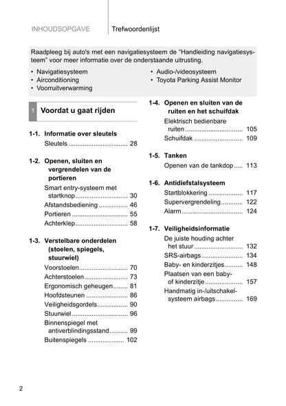 2013-2014 Toyota Land Cruiser/Land Cruiser V8 Owner's Manual | Dutch