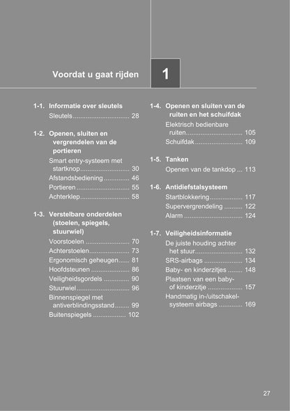 2013-2014 Toyota Land Cruiser/Land Cruiser V8 Owner's Manual | Dutch