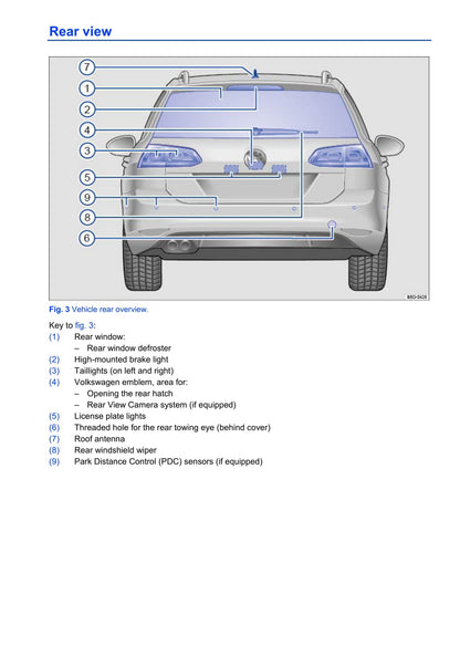 2013-2017 Volkswagen Golf Gebruikershandleiding | Engels