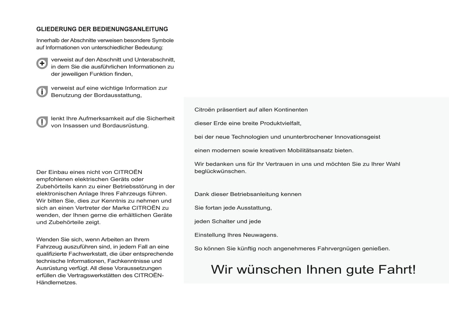 2014-2015 Citroën Berlingo Multispace Owner's Manual | German